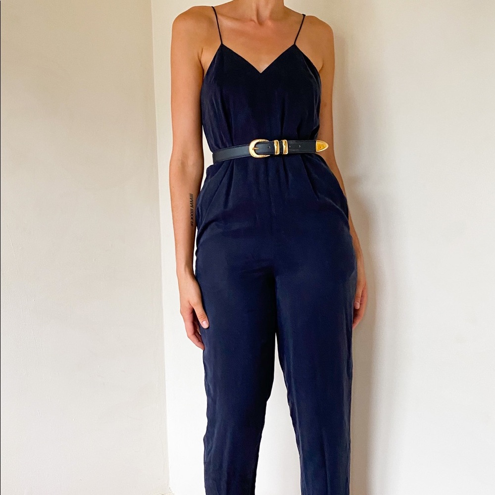 Navy Jumpsuit